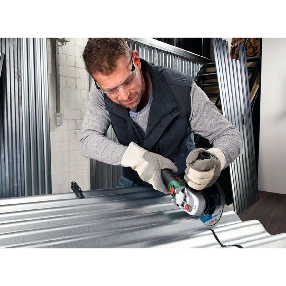 Bosch Akku-Winkelschleifer-Set AdvancedGrind 8 ohne Akku 6-teilig