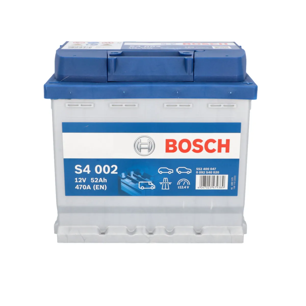 Clearance Bosch Autobatterie S4 SLI 52Ah/470A