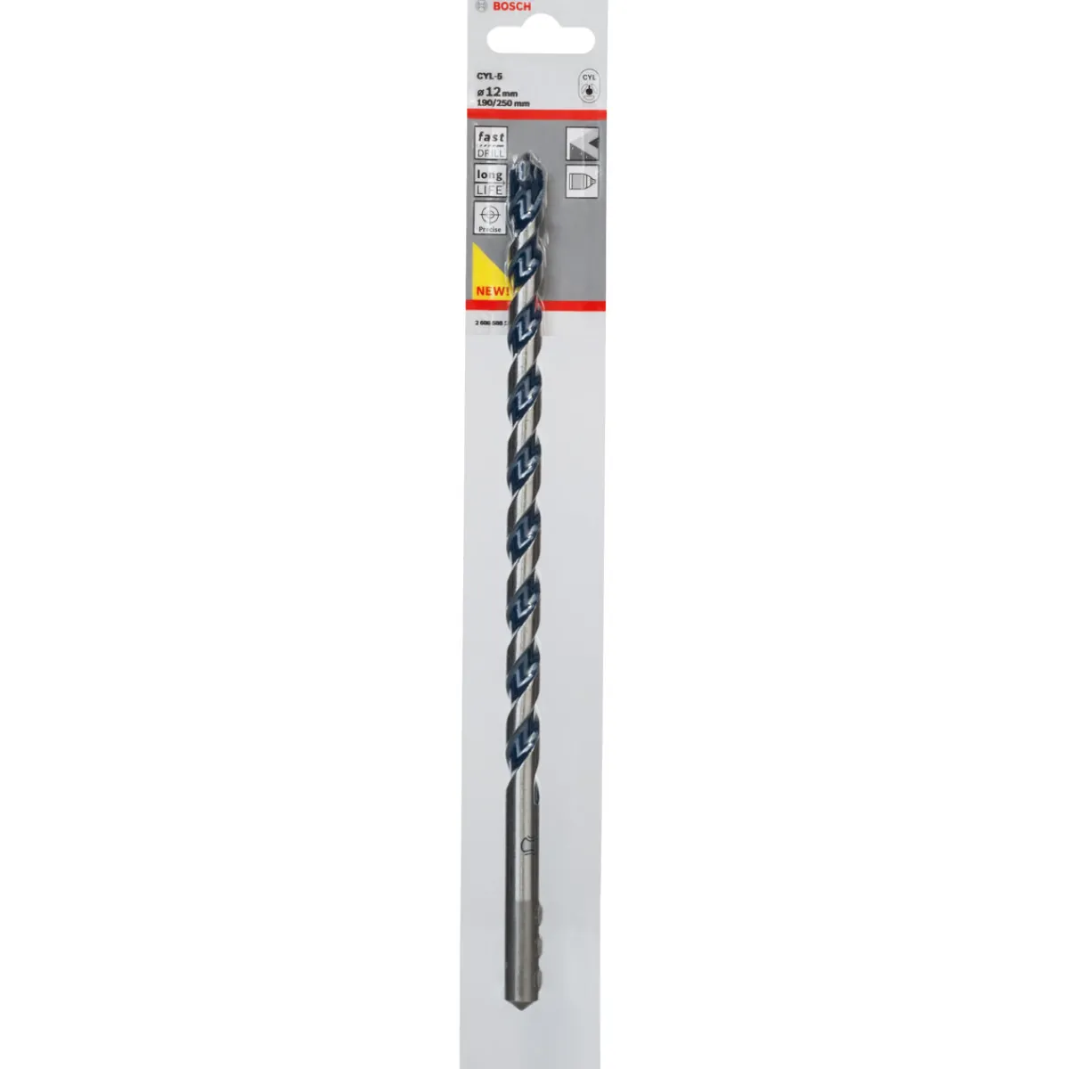 Bosch Betonbohrer CYL-5 12 x 190 x 250 mm