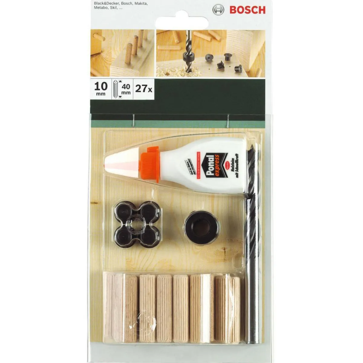 Hot Bosch DIY Dübelset 6 x 30 mm 32- teilig