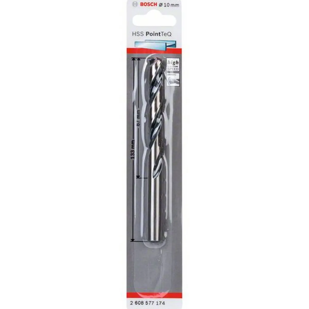 Outlet Bosch HSS-Spiralbohrer PointTeQ 10,0 mm