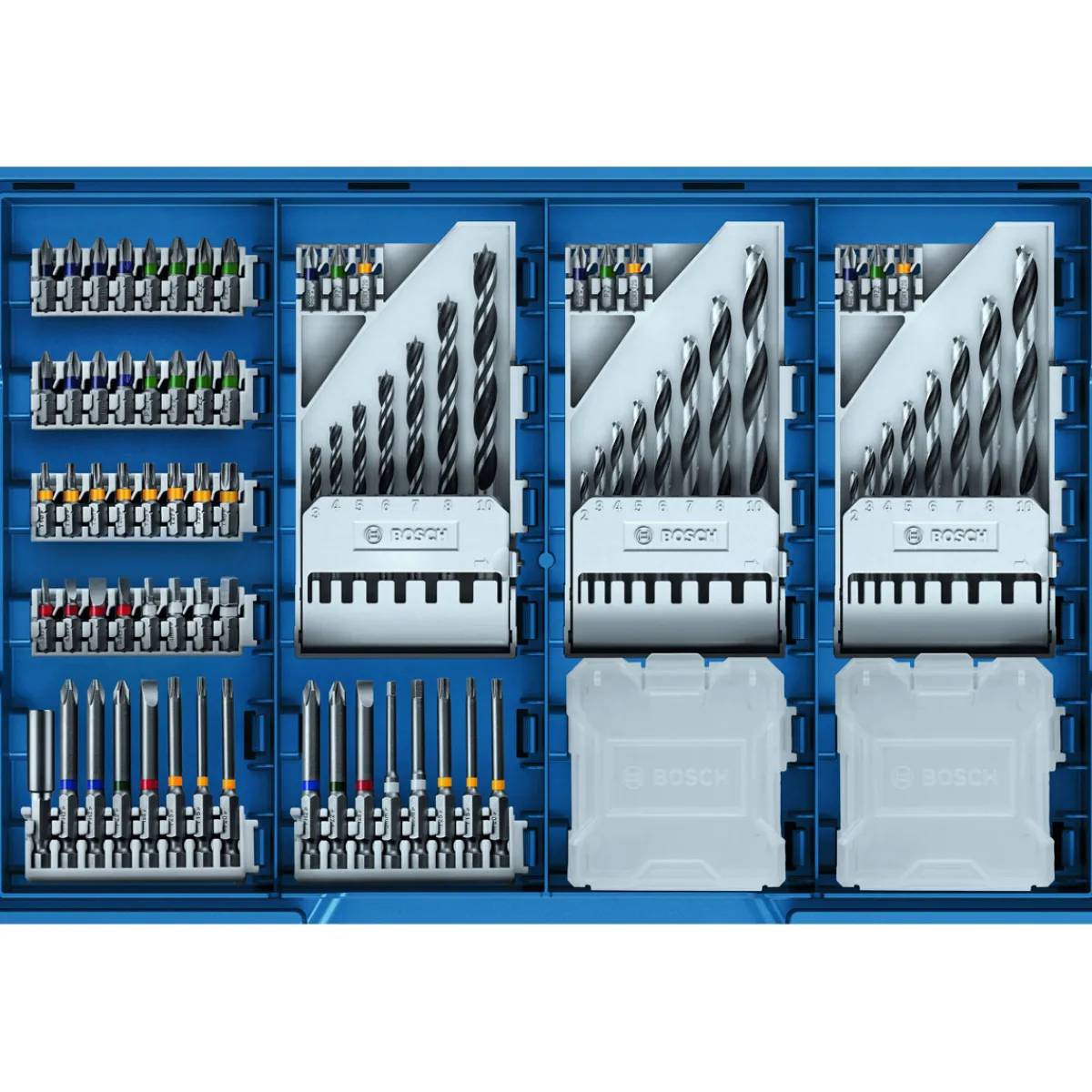 Outlet Bosch Professional Akku-Bohrschrauber-Set GSR 18V-28 Professional 82-teiliges Zubehörset