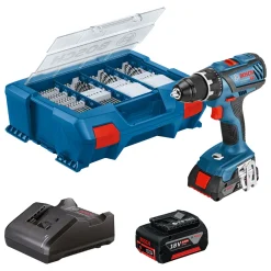 Outlet Bosch Professional Akku-Bohrschrauber-Set GSR 18V-28 Professional 82-teiliges Zubehörset