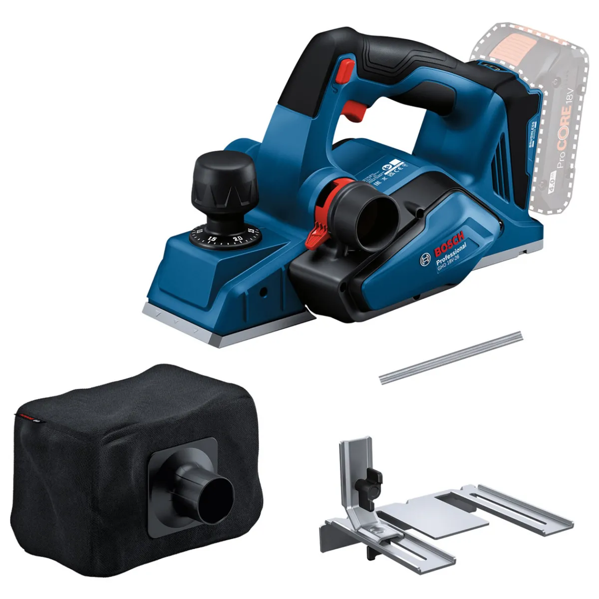 Discount Bosch Professional Akku Hobel GHO 18V-26