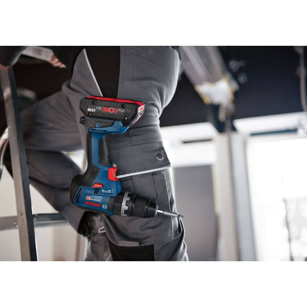 Clearance Bosch Professional Akku-Schlagbohrschrauber-Set GSB 18V-55