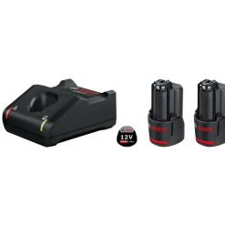 Best Bosch Professional Akku und Ladegerät GBA 12V und GAL 12V-40 2Ah