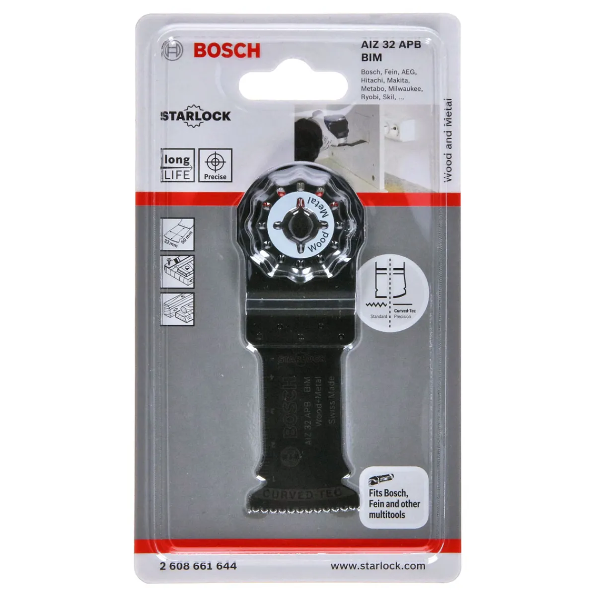 Outlet Bosch Professional BIM Tauchsägeblatt AIZ 32 APB Wood and Metal 50 x 32 mm