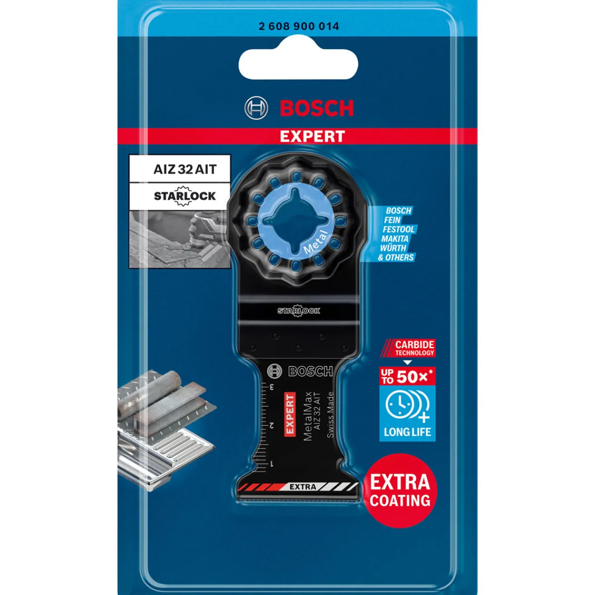 Bosch Professional Expert MetalMax AIZ 32 AIT Blatt für Multifunktionswerkzeuge 40 x 32 mm
