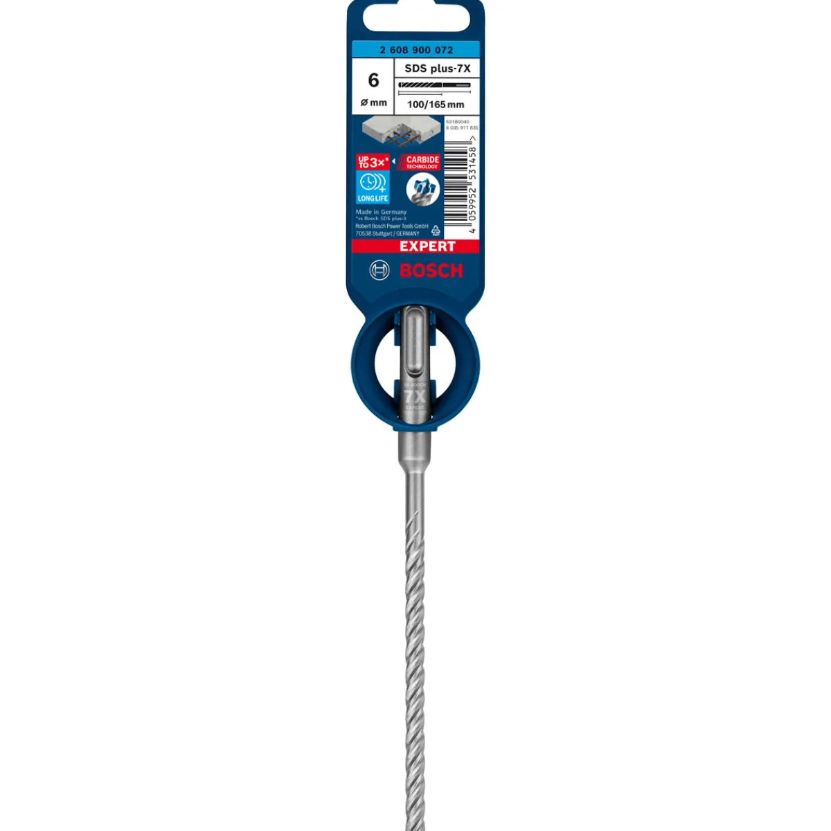 New Bosch Professional Expert SDS plus-7X Hammerbohrer 6 x 100 x 165 mm
