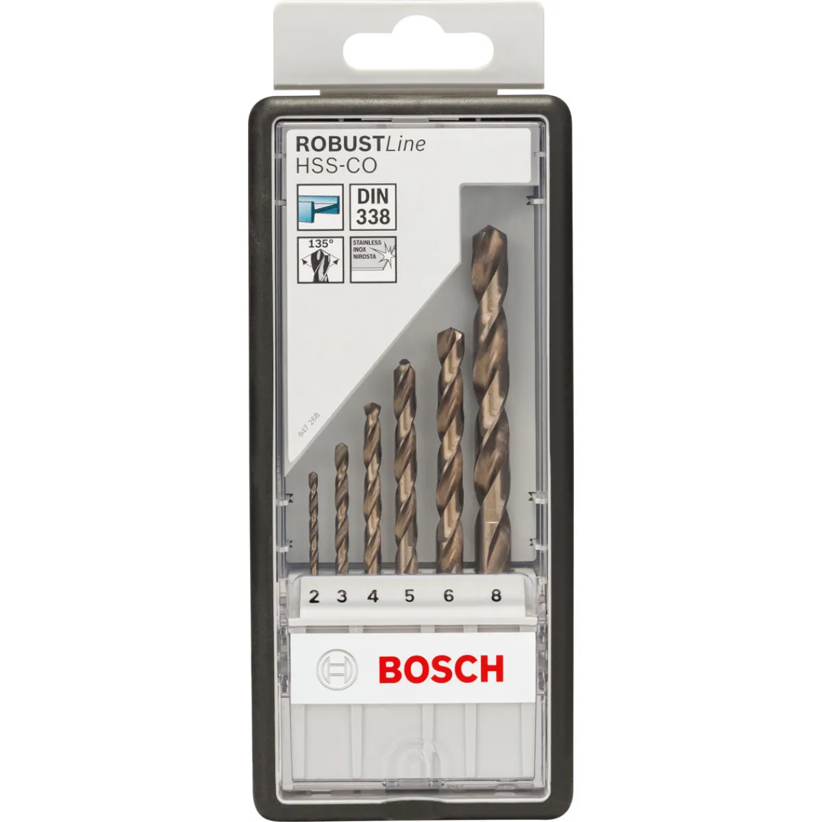 Hot Bosch Professional Metallbohrer-Set Robust Line HSS-Co 2–8 mm 6-teilig