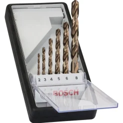 Hot Bosch Professional Metallbohrer-Set Robust Line HSS-Co 2–8 mm 6-teilig