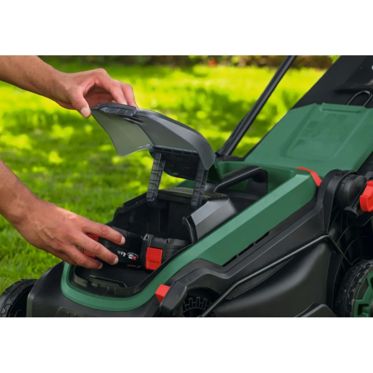 Online Bosch Professional Rasenmäher Rotak 18V2-38