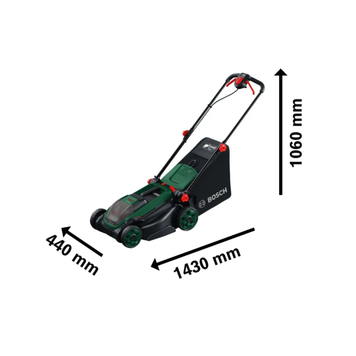 Online Bosch Professional Rasenmäher Rotak 18V2-38