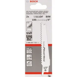 Best Bosch Professional Säbelsägeblatt S 511 DF 100 x 19 mm