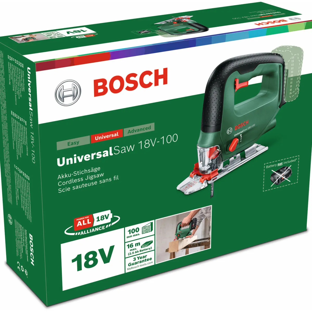 Clearance Bosch Stichsäge Universalsaw 18V-100