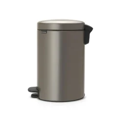 BRABANTIA Treteimer Newicon 12 L mit Kunststoffeinsatz platinum