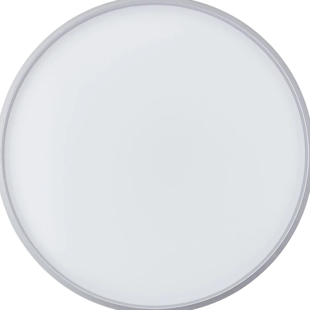 Brilliant Deckenleuchte Britt 33cm silber/weiß 22W 2300lm stufenlos dimmbar
