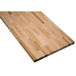 Hot Buche Tischplatte 27 mm seitig gerundet 120/60 cm