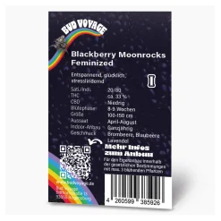 New Bud Voyage Hanfsamen Blackberry Moonrocks Feminisiert