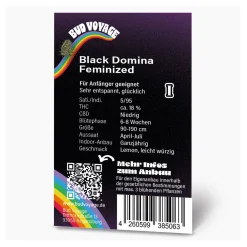Discount Bud Voyage Hanfsamen Black Domina Feminisiert