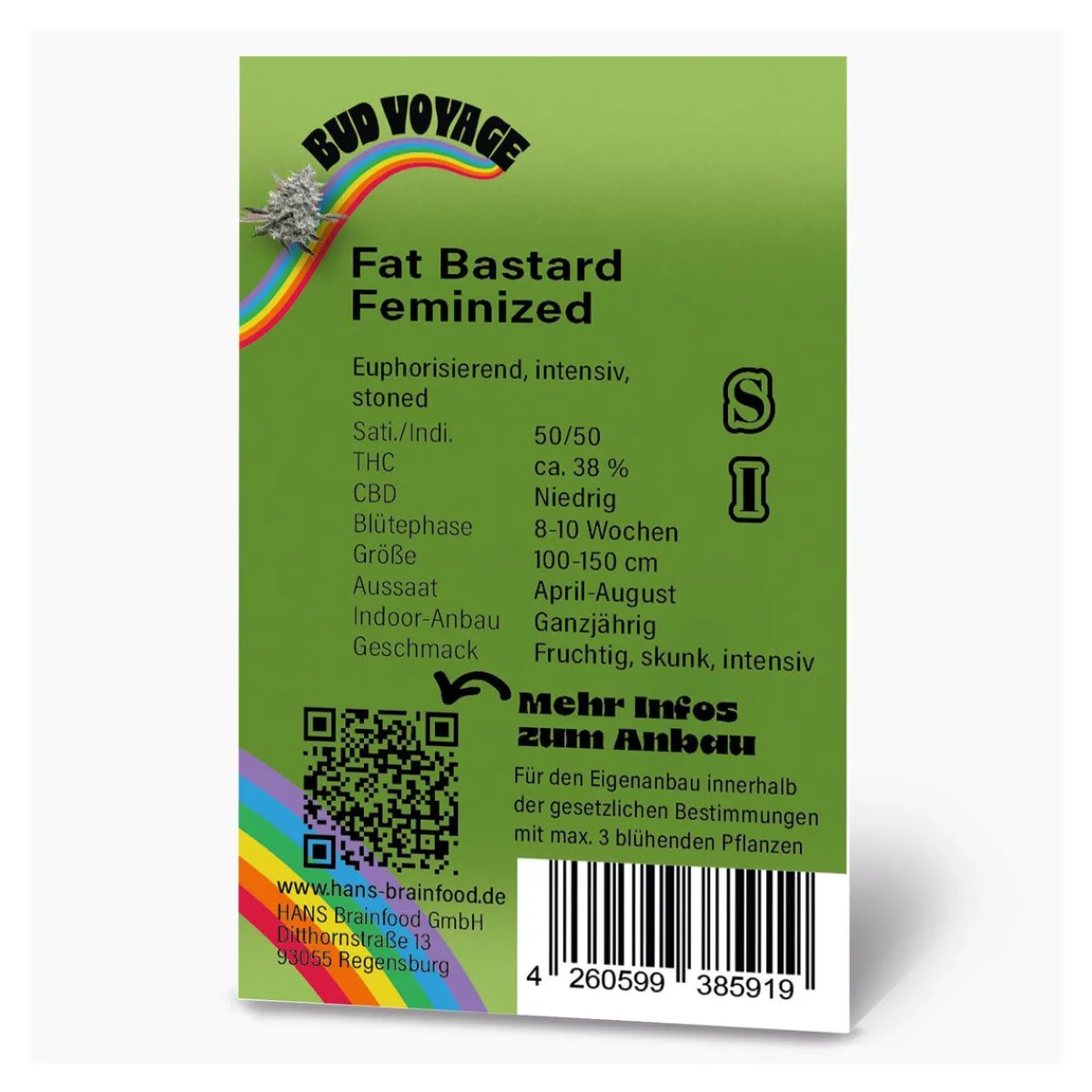 Hot Bud Voyage Hanfsamen Fat Bastard Feminisiert