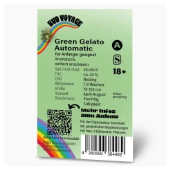 Clearance Bud Voyage Hanfsamen Green Gelato Auto