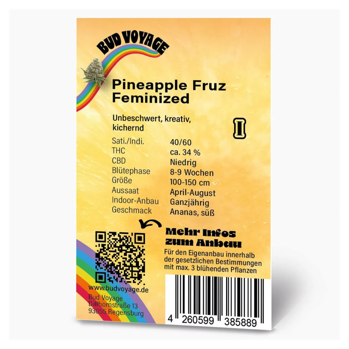 Online Bud Voyage Hanfsamen Pineapple Fruz Feminisiert