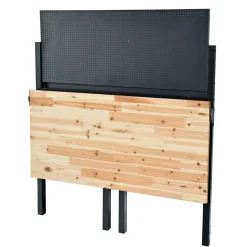 Discount Burgmann Werkbank klappbar 121,5 x 64,5 x 142 cm schwarz