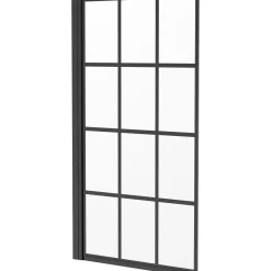 Hot BW-Aufsatz Jasmin, 1-tlg.,BxH78x140cmmit Active-Cover-Glassiegel,P.schwarz