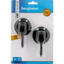 New Cartrend Saughaken schwarz 6 kg 2 Stück