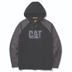 CAT Colorblock Hooded Sweatshirt black-magnet Gr. XL