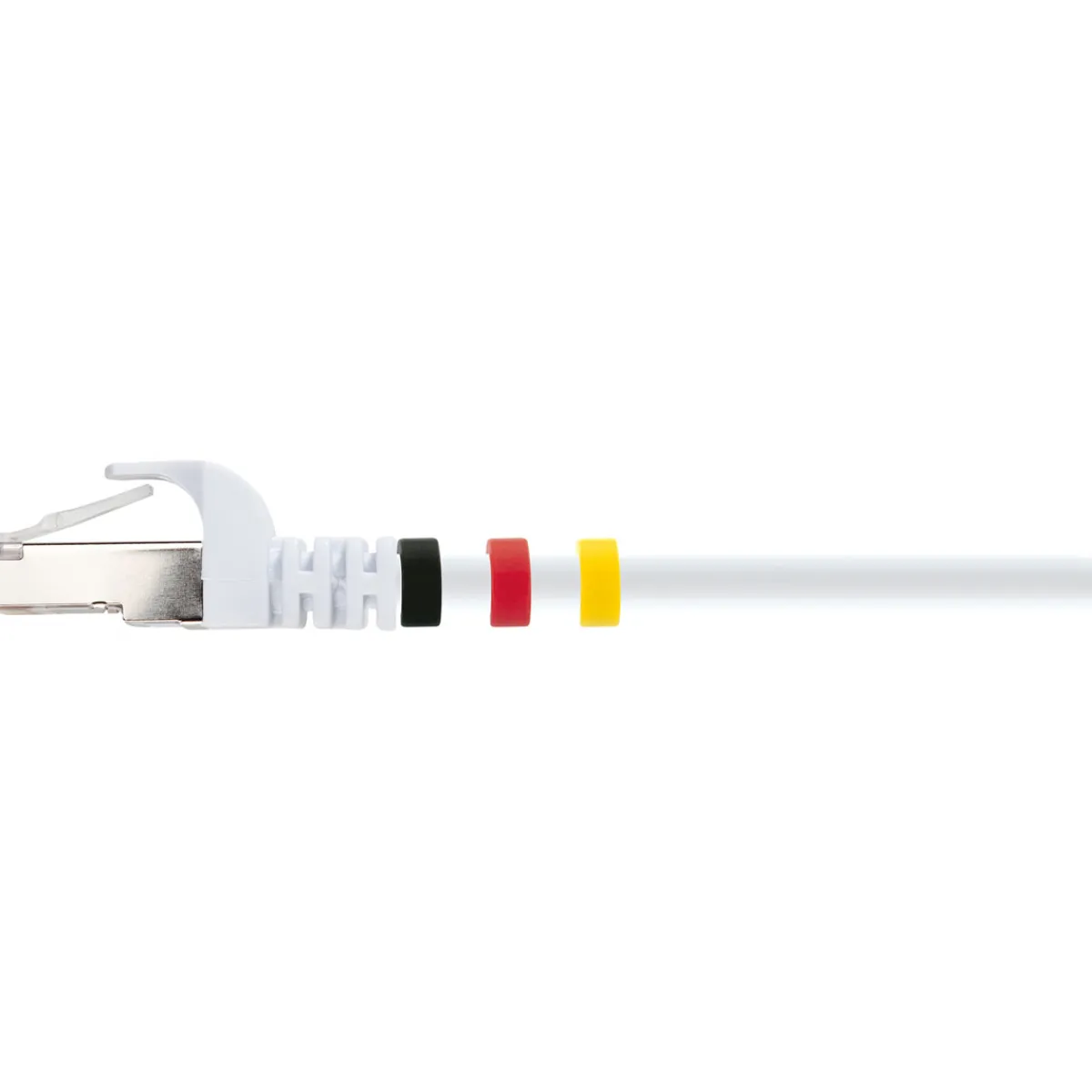 Clearance Schwaiger CAT7 Netzwerkkabel S/FTP 3Farbclips 15mweiss