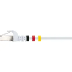 Clearance Schwaiger CAT7 Netzwerkkabel S/FTP 3Farbclips 5,0mweiss