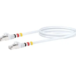 Sale Schwaiger CAT7 Netzwerkkabel S/FTP 3Farbclips 1,0mweiss