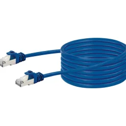Sale Schwaiger CAT8 Netzwerkkabel S/FTP 5m blau