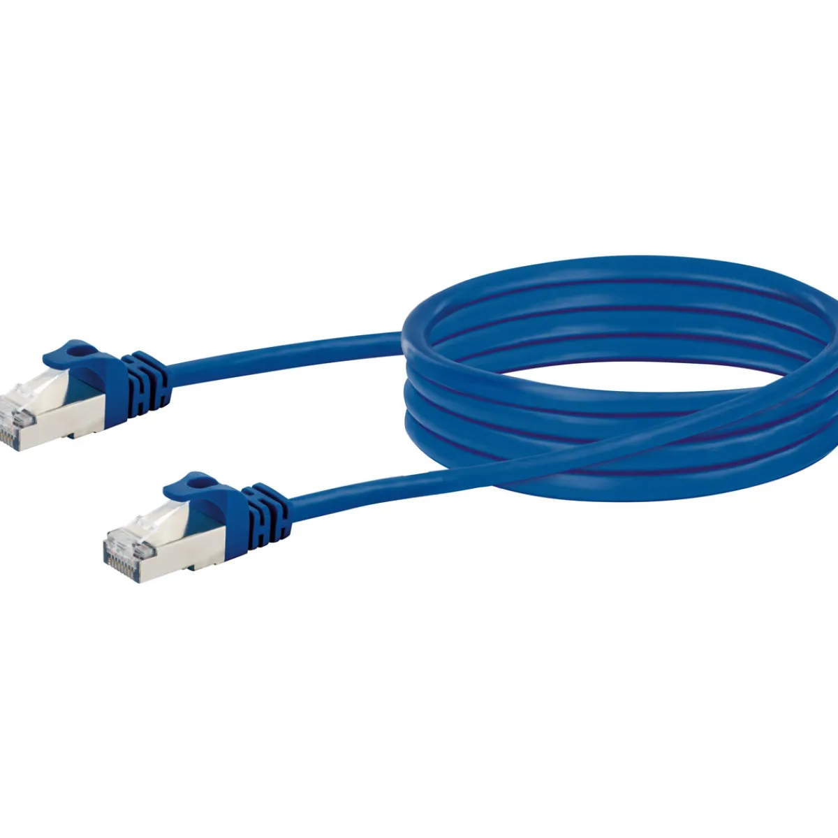 New Schwaiger CAT8 Netzwerkkabel S/FTP 2m blau