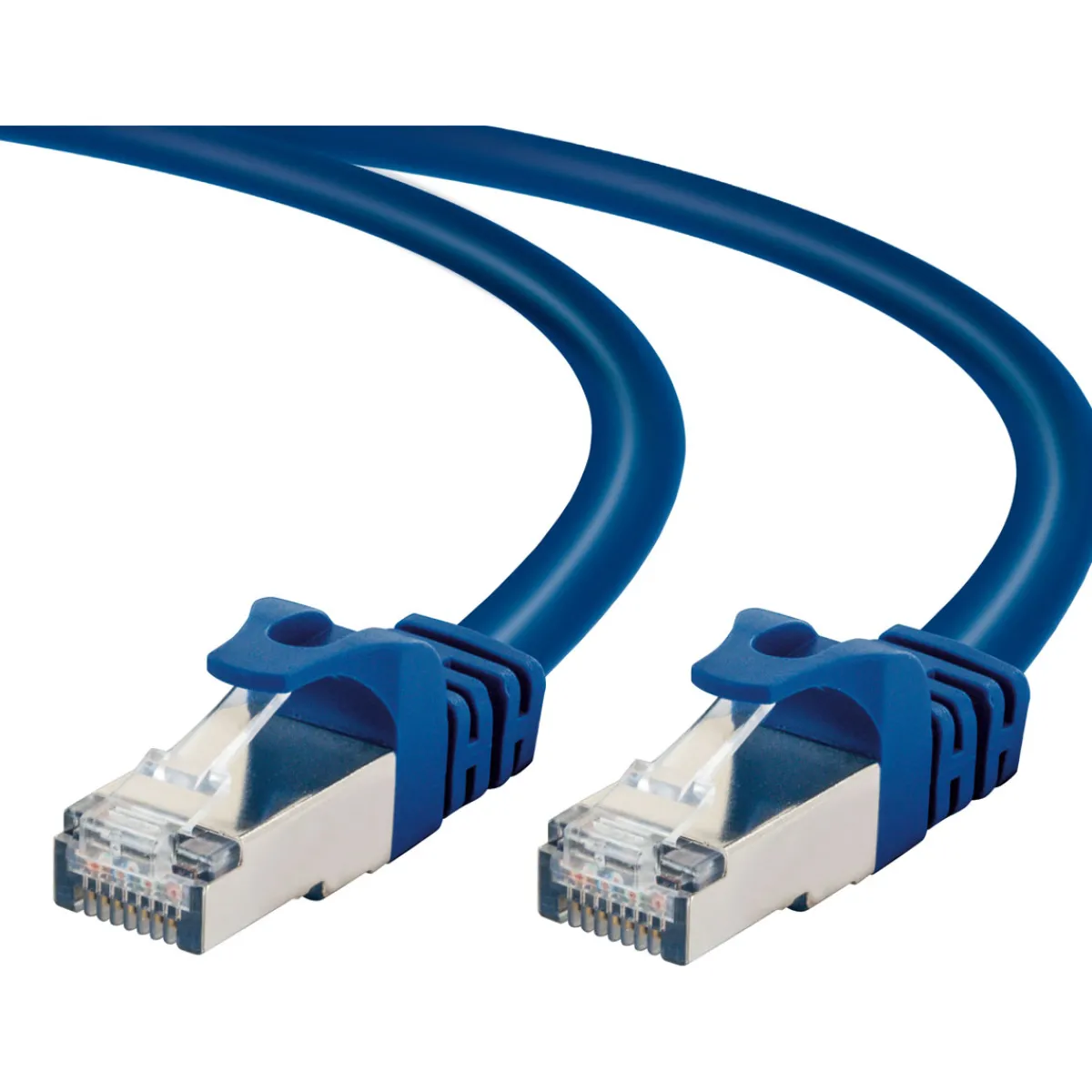 New Schwaiger CAT8 Netzwerkkabel S/FTP 2m blau