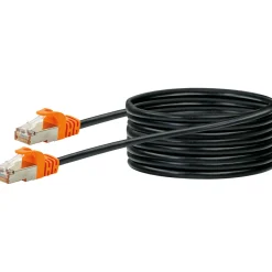 Sale Schwaiger CAT7 Netzwerkkabel S/FTP 10m orange/sw