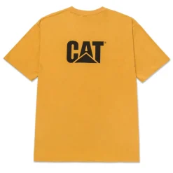 Clearance CAT Trademark T-shirt Mustard Gr.L