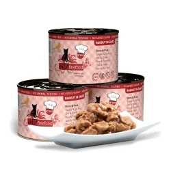 Sale Catz finefood Nassfutter Ragout Gans und Pute 180 g