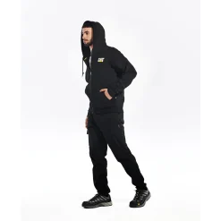 New CAT Zip Hoodie Banner Gr. 2XL schwarz