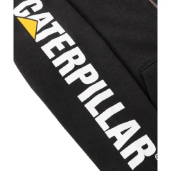 New CAT Zip Hoodie Banner Gr. 2XL schwarz