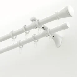 Gardinia Chicago Metallstg.20mm weiss 240cm