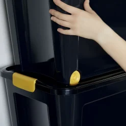 Discount Combi Box, Farbe: Schwarz, Rollensystem, Inhalt: 18L