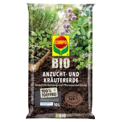 New Compo Bio Anzucht- und Kräutererde torffrei 10 L
