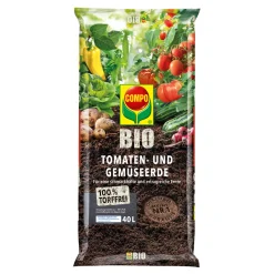 Sale Compo BIO Tomaten- und Gemüseerde torffrei 40 L