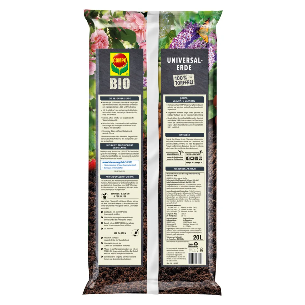 Best Compo Bio Universal-Erde torffrei 20 L