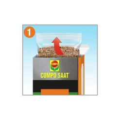 Hot Compo SAAT Rasen Reparatur Komplett-Mix und 4 kg für bis zu 20 m²
