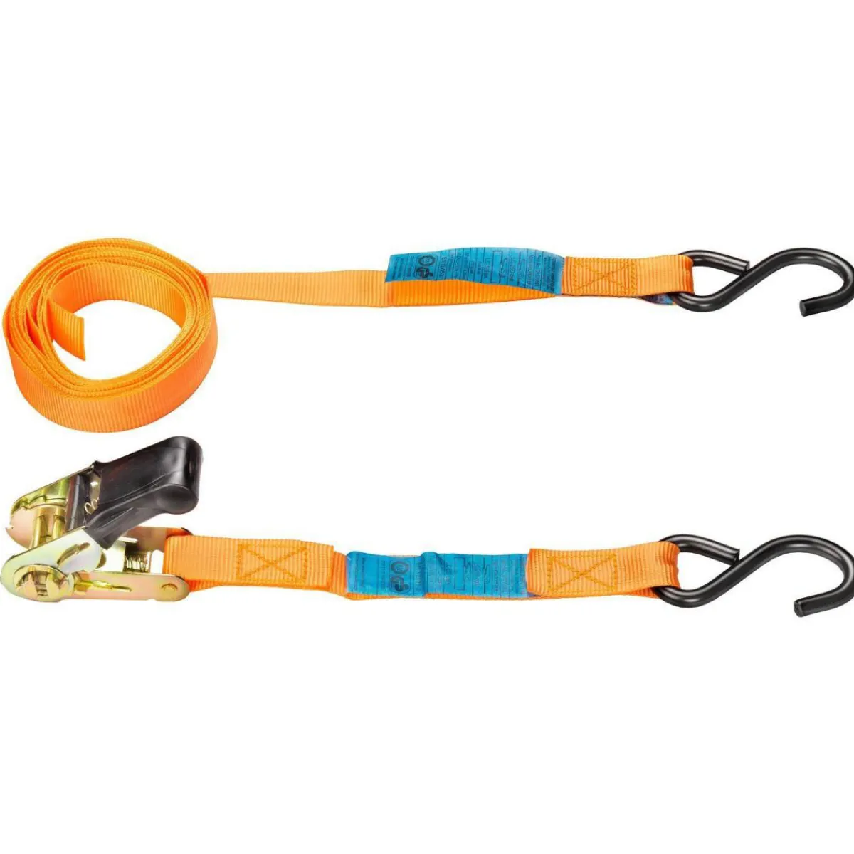 Best Connex Zurrgurt-Set mit Ratsche und Haken 4-teilig