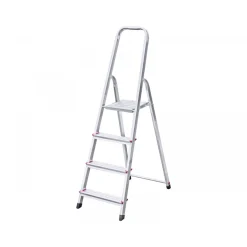 Discount Krause CORDA Stufen-Stehleiter, Aluminium, bis10 kg belastbar Stufen, AH ca. 2,80 m